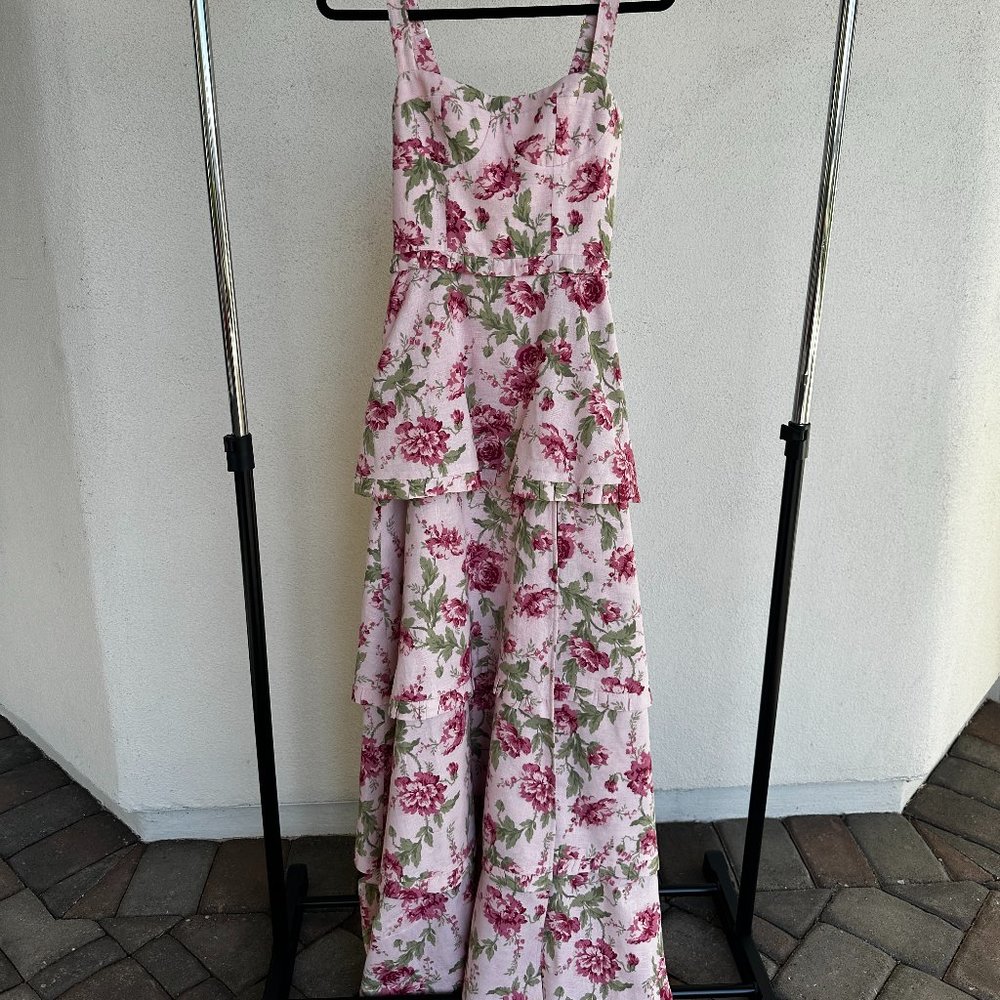 Show Me Your Mumu Lady Corset Dress in Garden Romantic XS